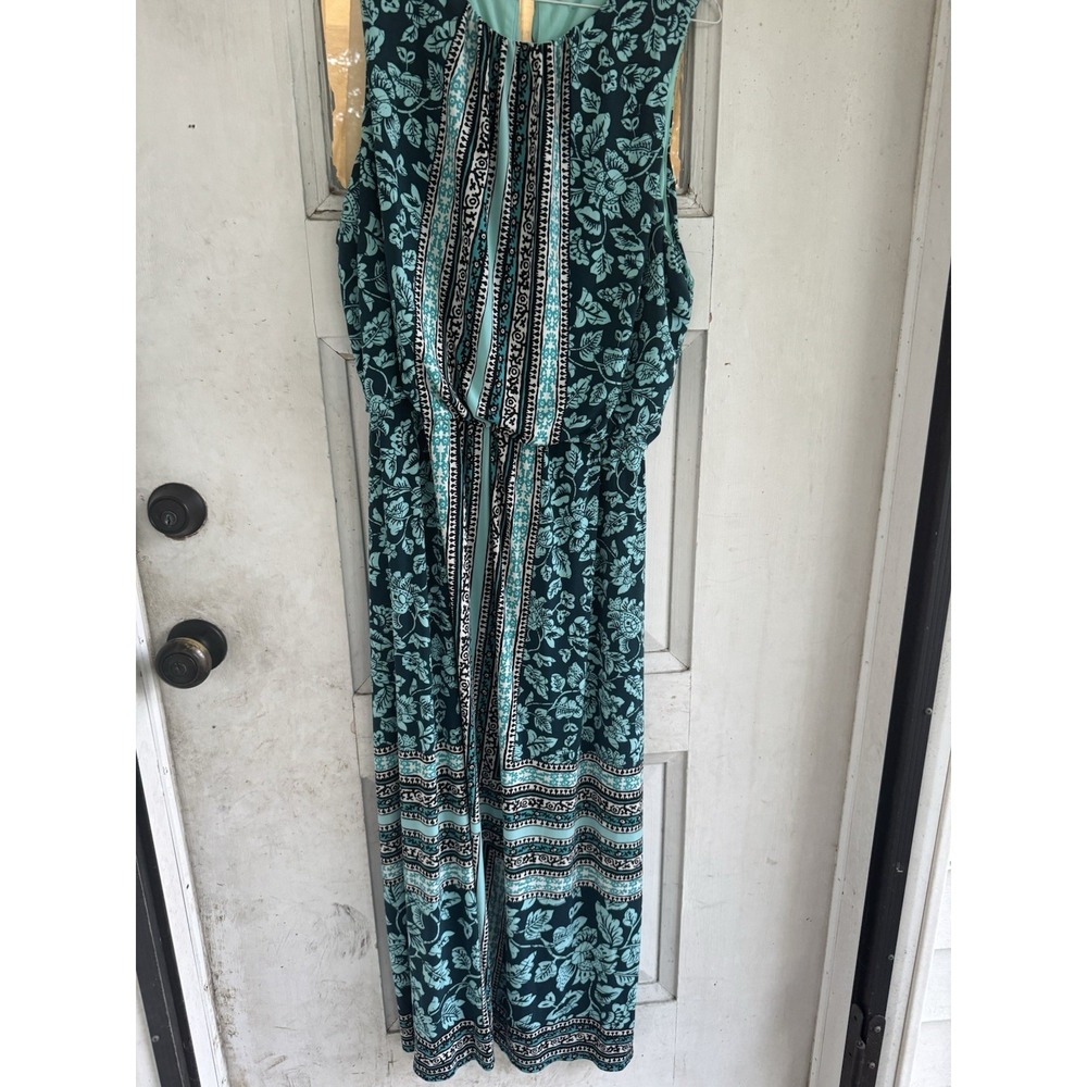 London Style Collection Women's Size 18 Floral Sleeveless Dress